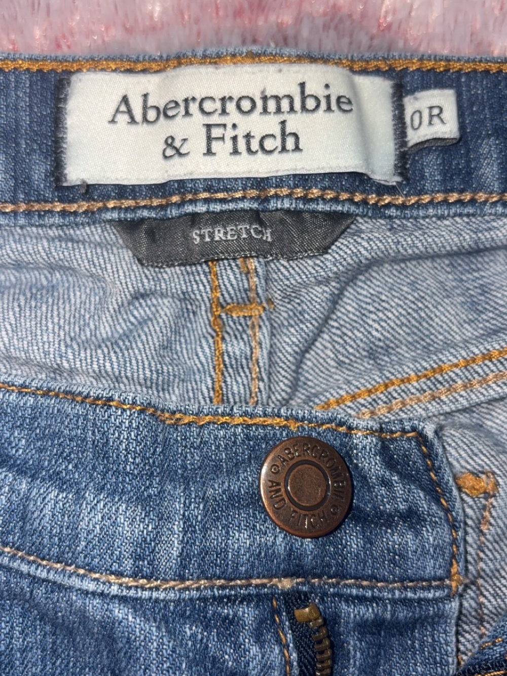 Abercrombie & Fitch Light Blue Stretch Jeans